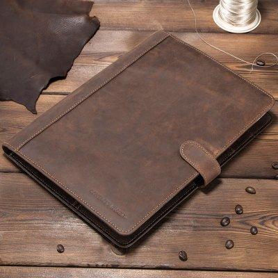 Multifunction Cowhide Leather Cases For iPad Pro 11