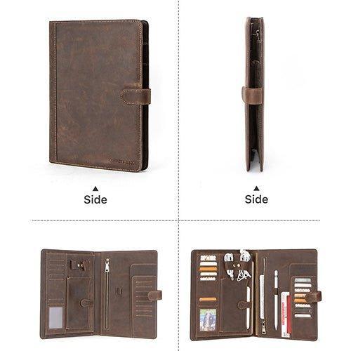 Multifunction Cowhide Leather Cases For iPad Pro 11