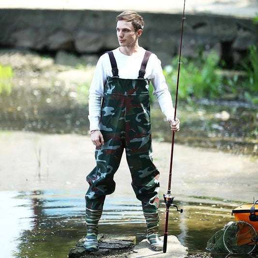 Outdoor Green Camouflage Chest Waders