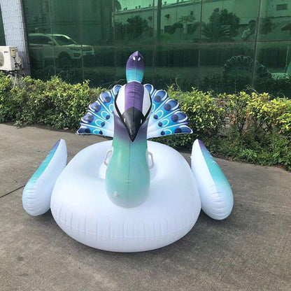 Peacock Inflatable Pool Float Lounger