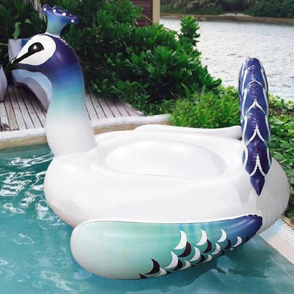 Peacock Inflatable Pool Float Lounger