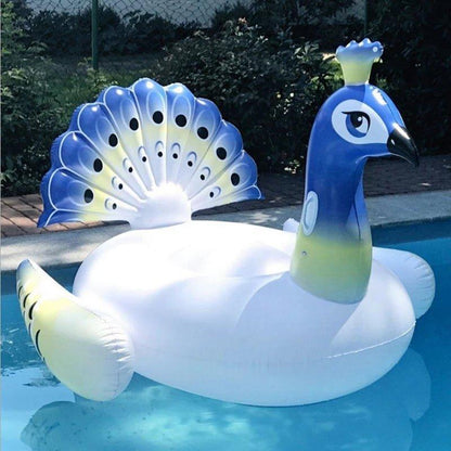 Peacock Inflatable Pool Float Lounger