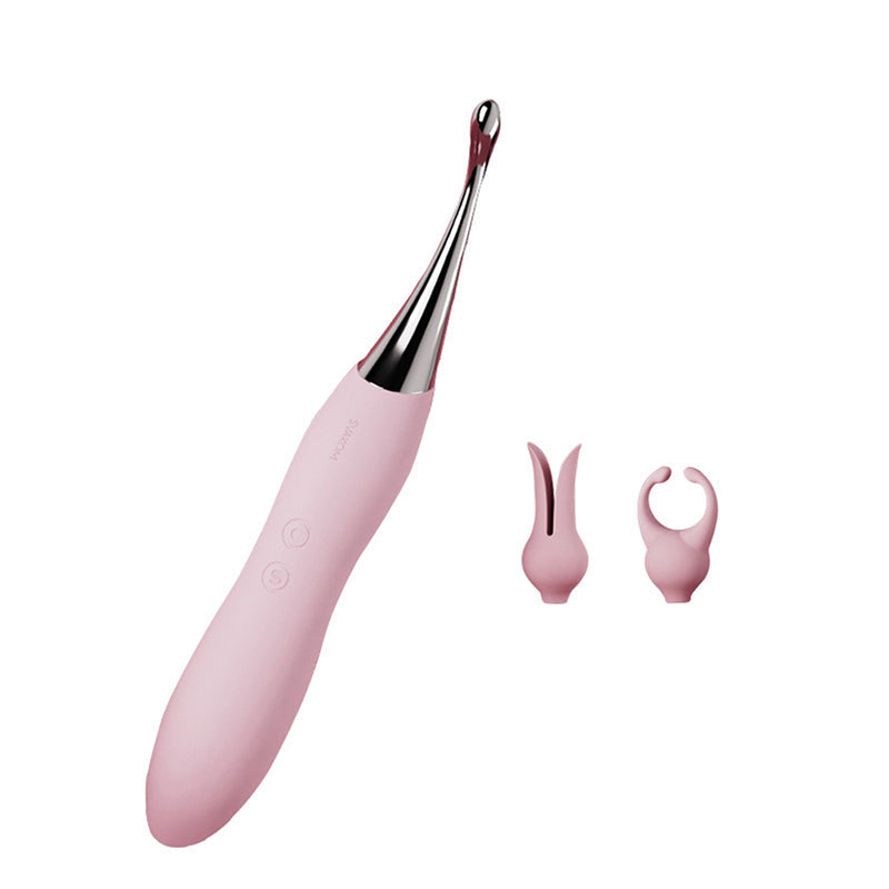 10-Speed Multifunctional Interchangeable Head Vibrating Wand