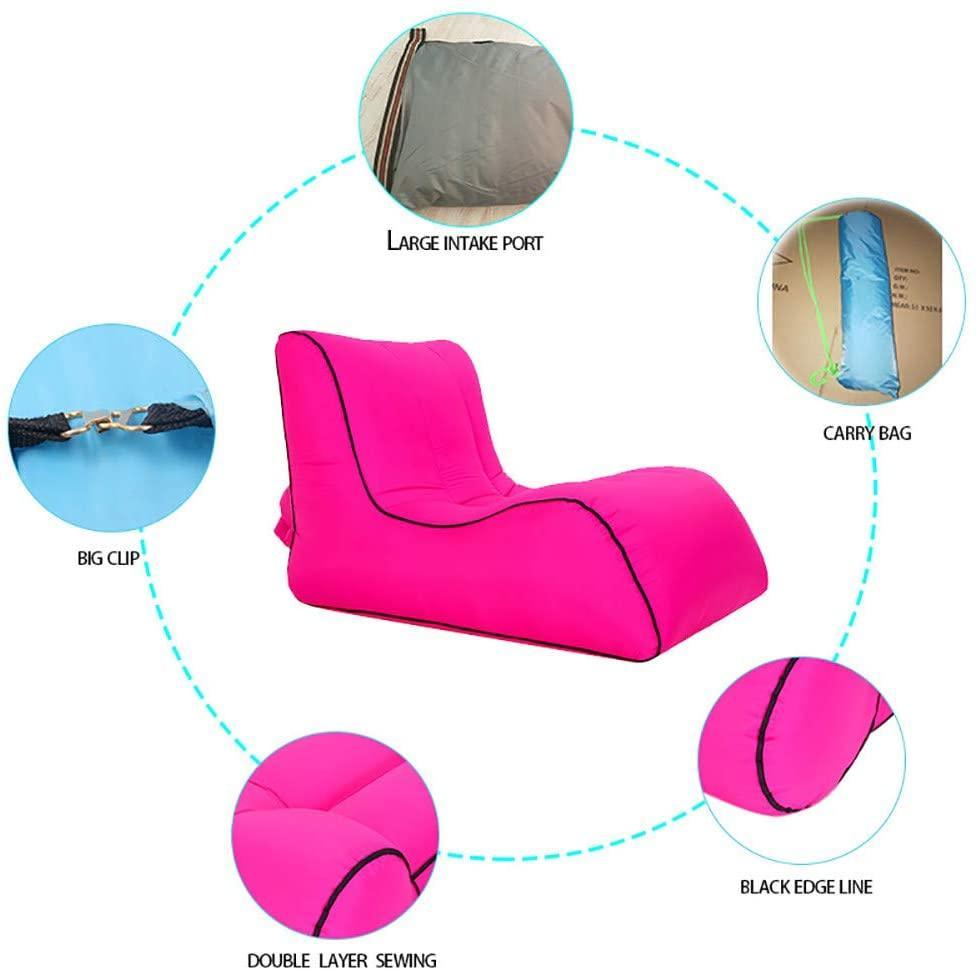 Portable Inflatable Lounger Blow Up Couch