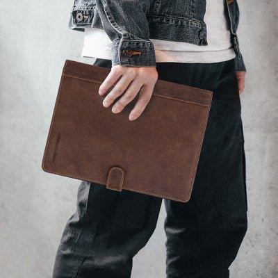 Retro Cowhide Leather Case For iPad Pro 11