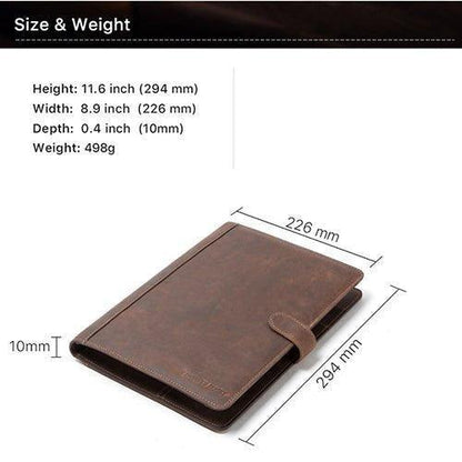 Retro Cowhide Leather Case For iPad Pro 11