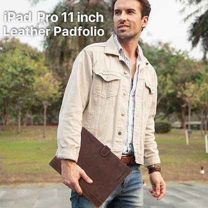 Retro Cowhide Leather Case For iPad Pro 11