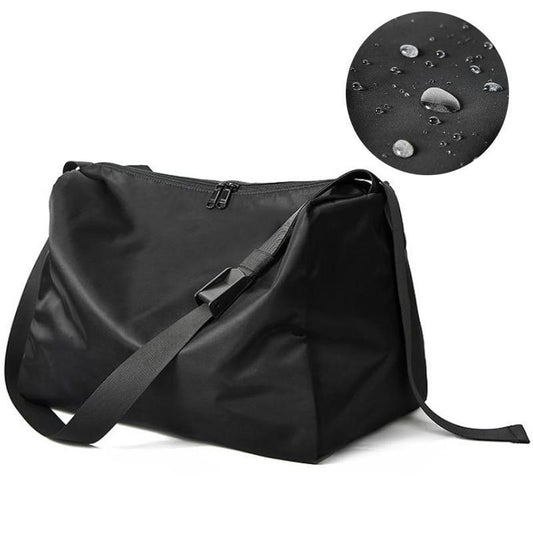 Simple Black Fitness Travel Large Capacity Shoulder Bag
