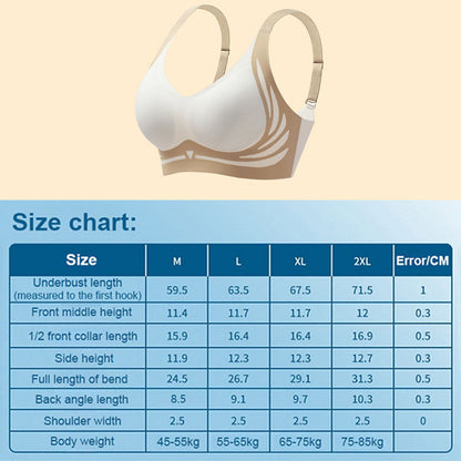 Lifting Anti-Sagging Wire-Free Push-up Bra