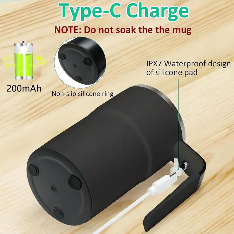 ☕ Rechargeable Automatic Magnetic Stirring Coffee Mug Set