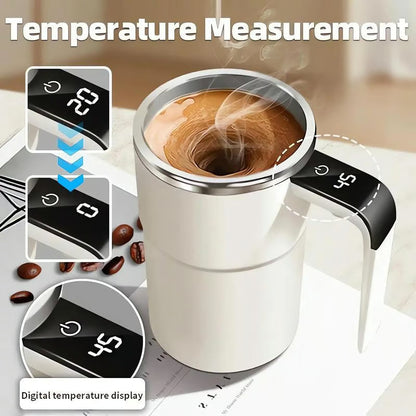 ☕ Rechargeable Automatic Magnetic Stirring Coffee Mug Set