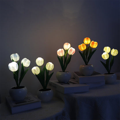 LED Tulip Night Light Flower Table Lamp🌷