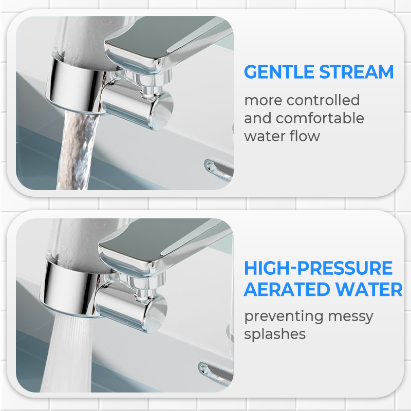 720° Rotating Faucet Filter Nozzle Set – Clean Water & Perfect Spray in One! 💦✨