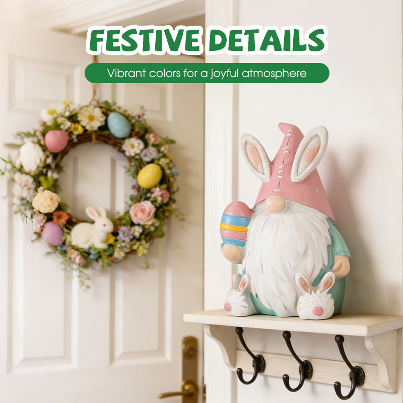 Easter Bunny Gnome Figurine
