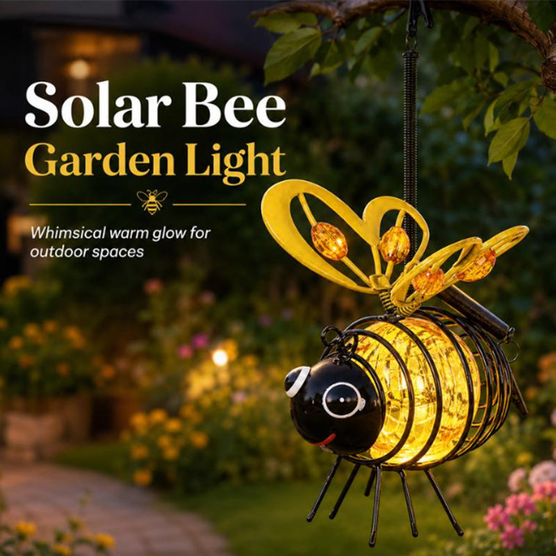 Solar Hanging Bee Garden Light