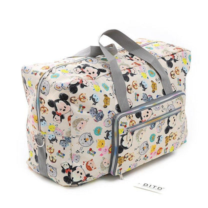 Travel Duffel Bag Foldable Floral Large Capacity