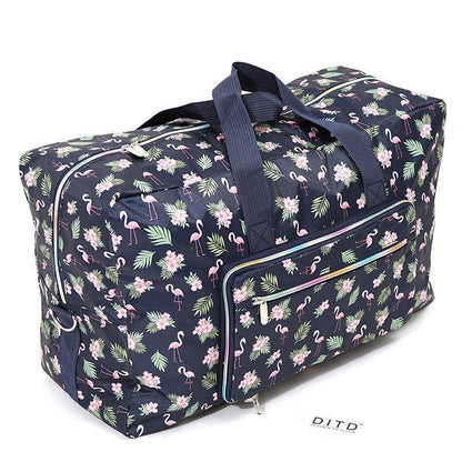 Travel Duffel Bag Foldable Floral Large Capacity