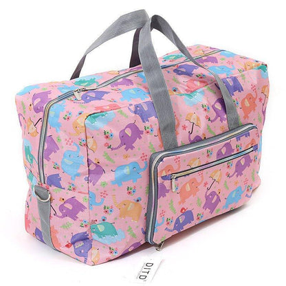 Travel Duffel Bag Foldable Floral Large Capacity