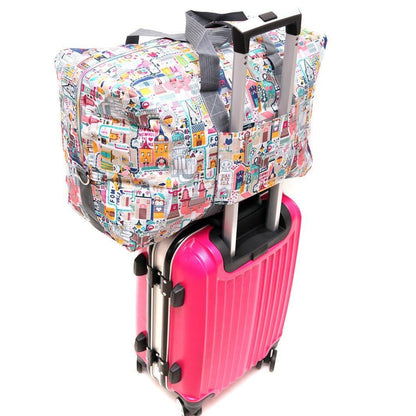 Travel Duffel Bag Foldable Floral Large Capacity