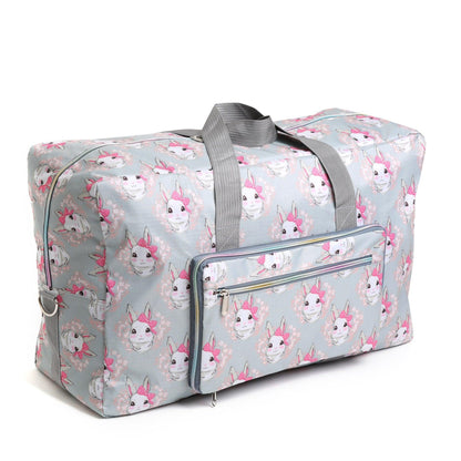 Travel Duffel Bag Foldable Floral Large Capacity