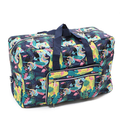 Travel Duffel Bag Foldable Floral Large Capacity