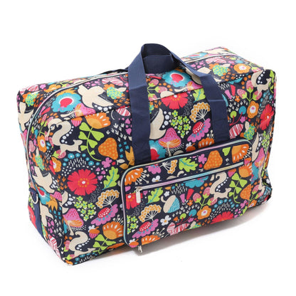 Travel Duffel Bag Foldable Floral Large Capacity