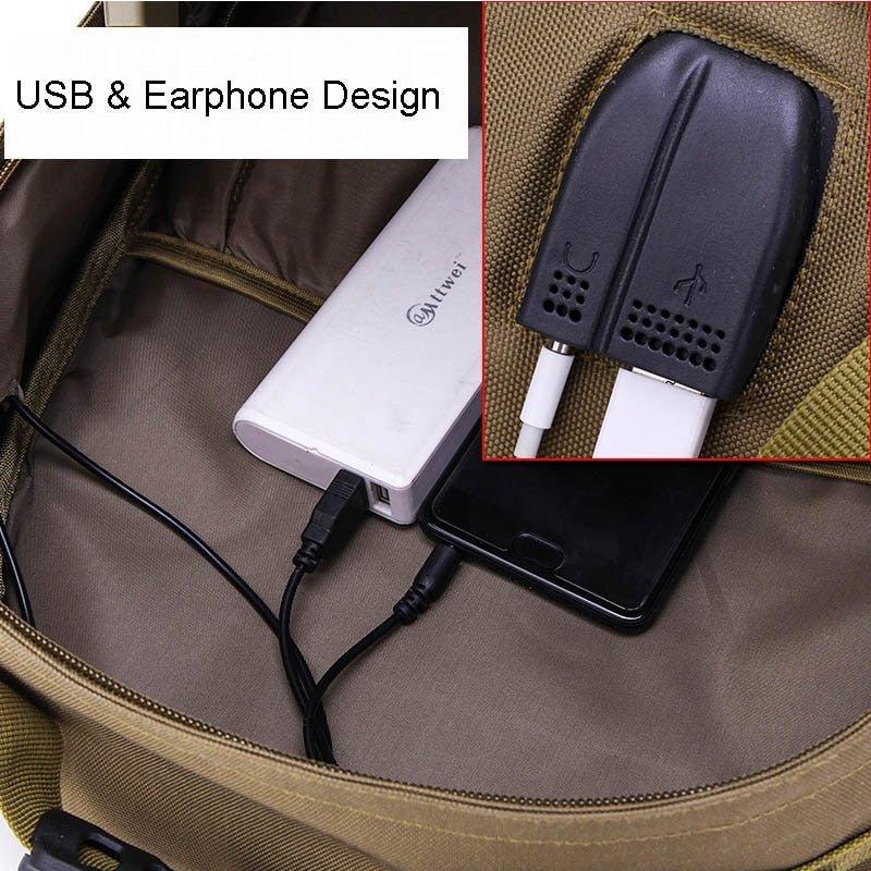 USB Molle Bags Camping Backpacks