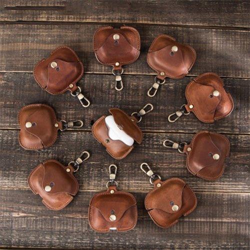 Vintage Cowhide Leather For AirPods Pro 3