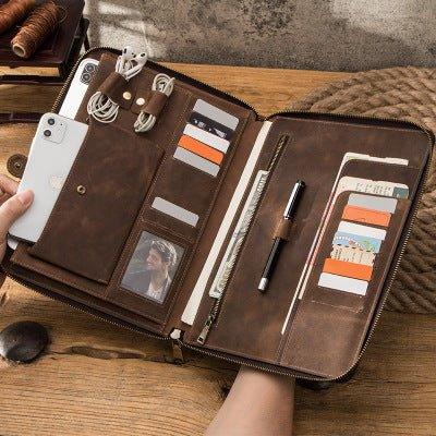 Vintage Leather Case For The iPad Pro 11" With Zipper