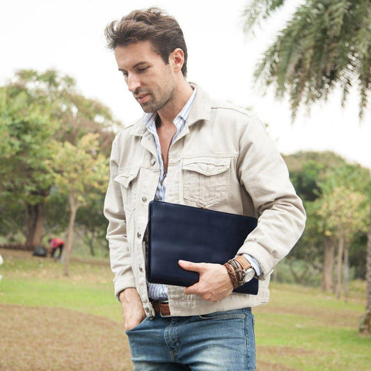 Vintage Leather Laptop Case Macbook Pro 15.4 Inch