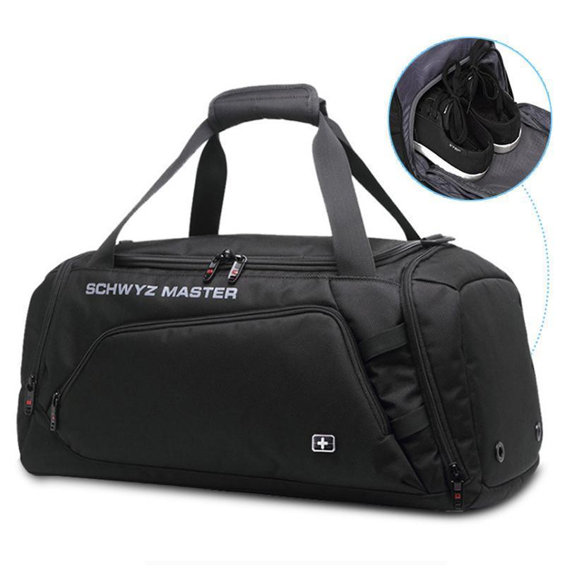 Waterproof Black Gym Backpack