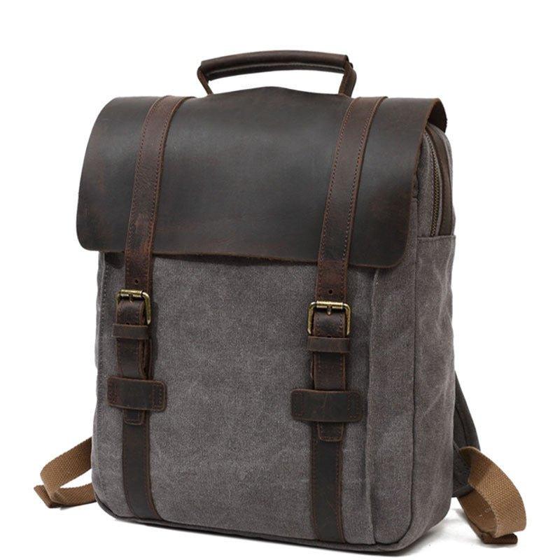 15" Canvas Backpacks Mens Women