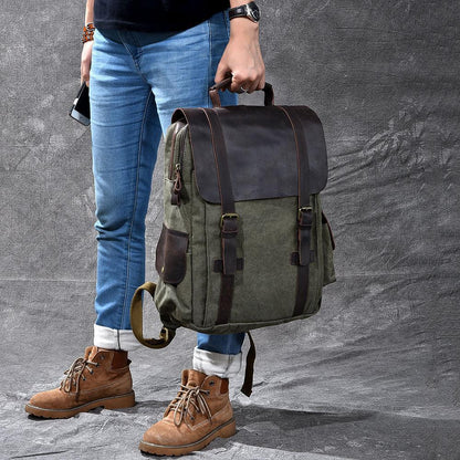 15 Inch Canvas Vintage backpack