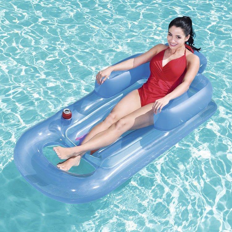 Woosir 2-in-1 Pool Float Lounge