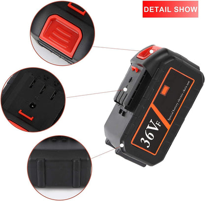 Woosir 36VF Lithium Battery for 4 Inch Mini Chainsaw 4000 mAh