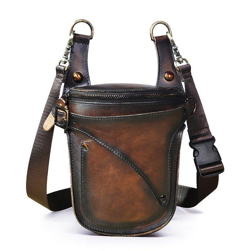 Woosir  8" Leather Thigh Fanny Pack