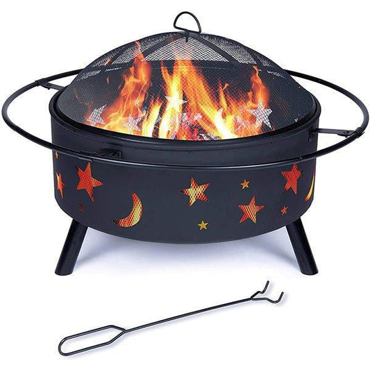 Woosir Backyard Wood Fire Pits 32 Inch