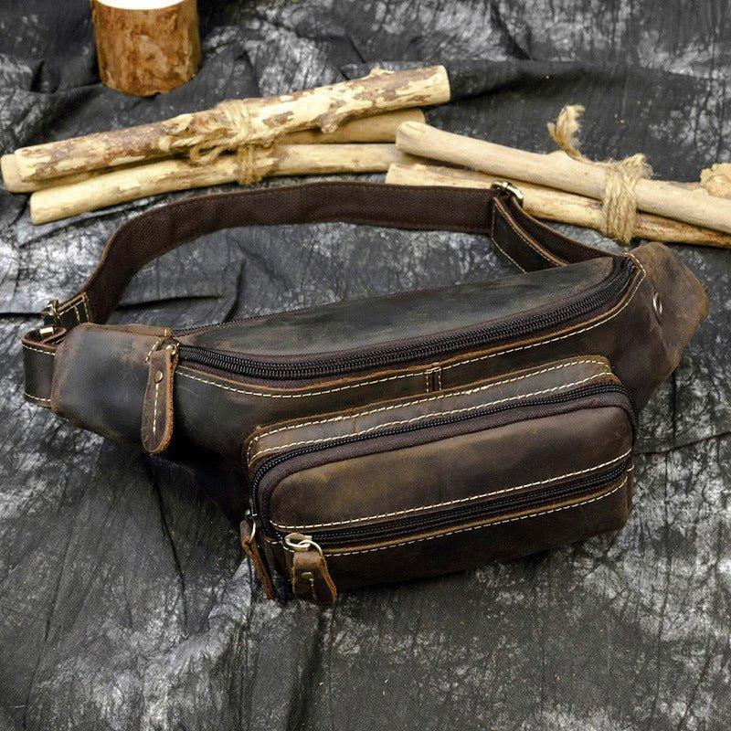 Woosir Belt Bag Mens Leather