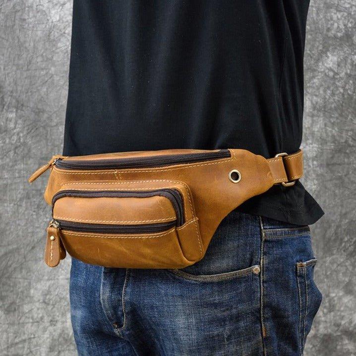 Woosir Belt Bag Mens Leather