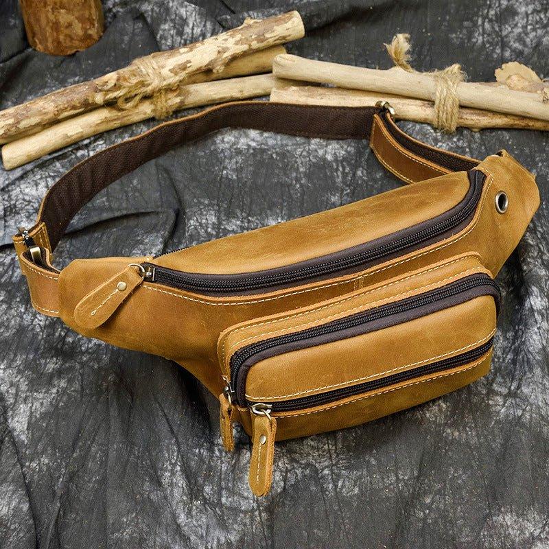 Woosir Belt Bag Mens Leather