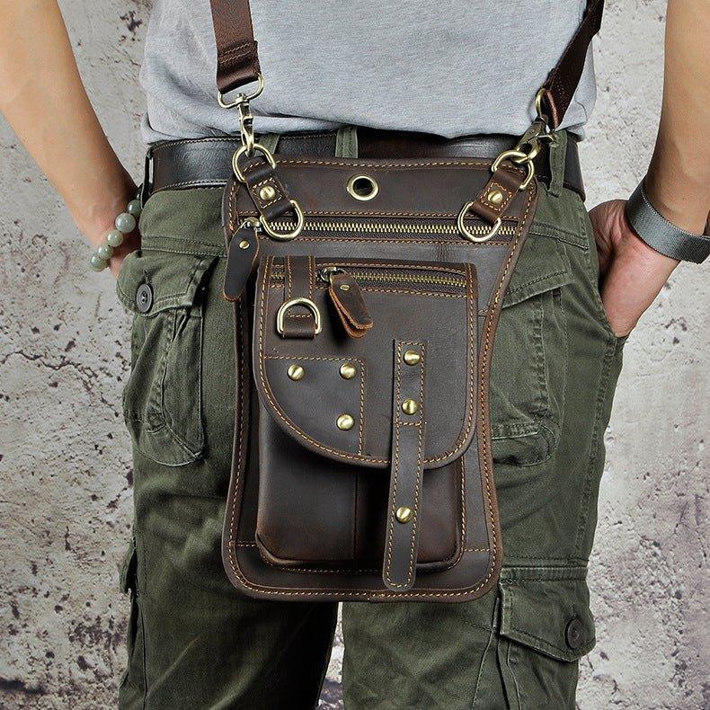 Woosir Belt Waist Pack Drop Leg Cross Over Bag