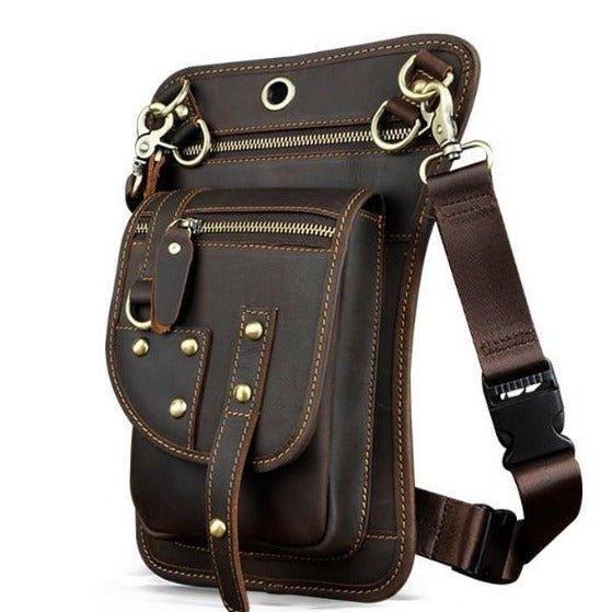 Woosir Belt Waist Pack Drop Leg Cross Over Bag