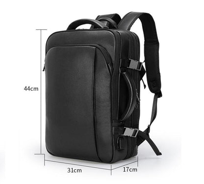 Woosir Genuine Leather Backpack 15.6 inch Laptop