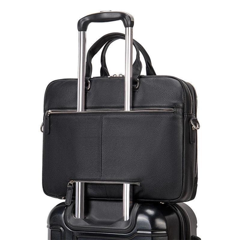 Woosir Business Leather Briefcase for Men