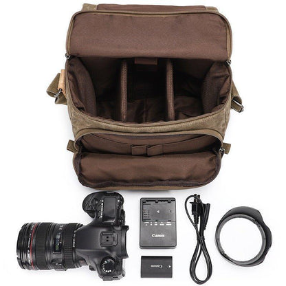 Woosir Camera Bag Crossbody Waterproof Canvas