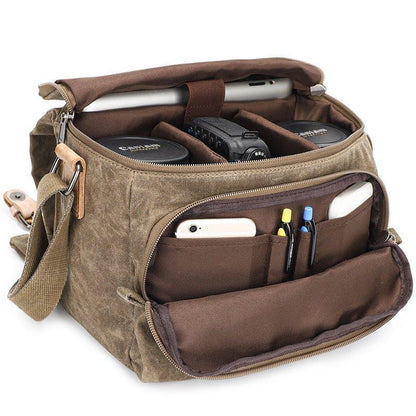 Woosir Camera Bag Crossbody Waterproof Canvas