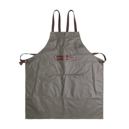 Woosir Canvas And Leather Woodworking Apron