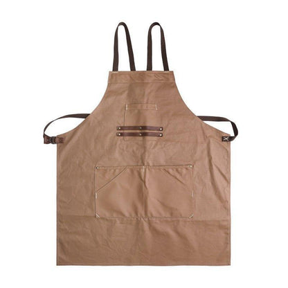 Woosir Canvas And Leather Woodworking Apron