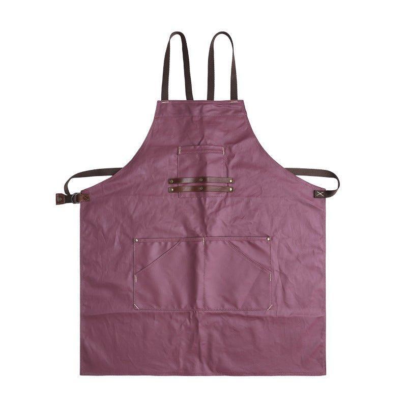 Woosir Canvas And Leather Woodworking Apron