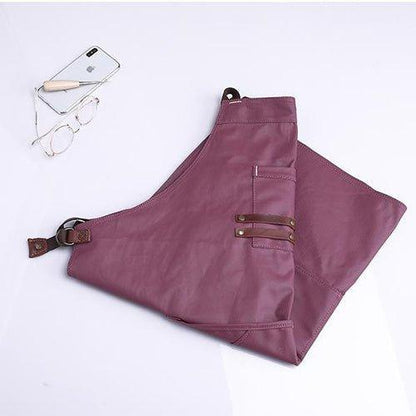 Woosir Canvas And Leather Woodworking Apron